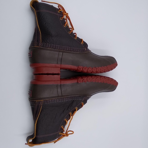 L.L. Bean bison leather duck boots Size 9M - Picture 4 of 9